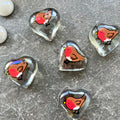 Glass Heart Packs - Robin