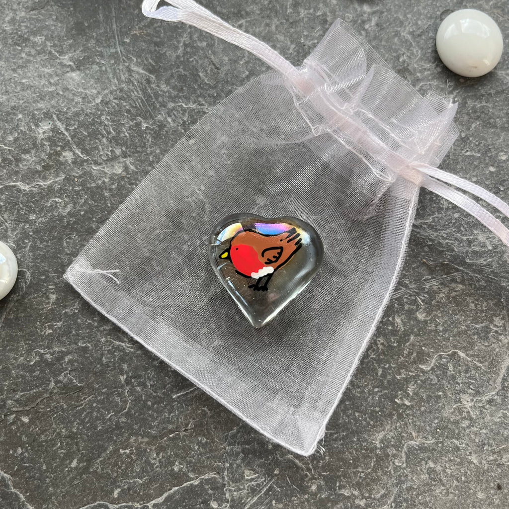 Glass Heart Packs - Robin