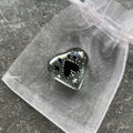 Glass Heart - Paw Print