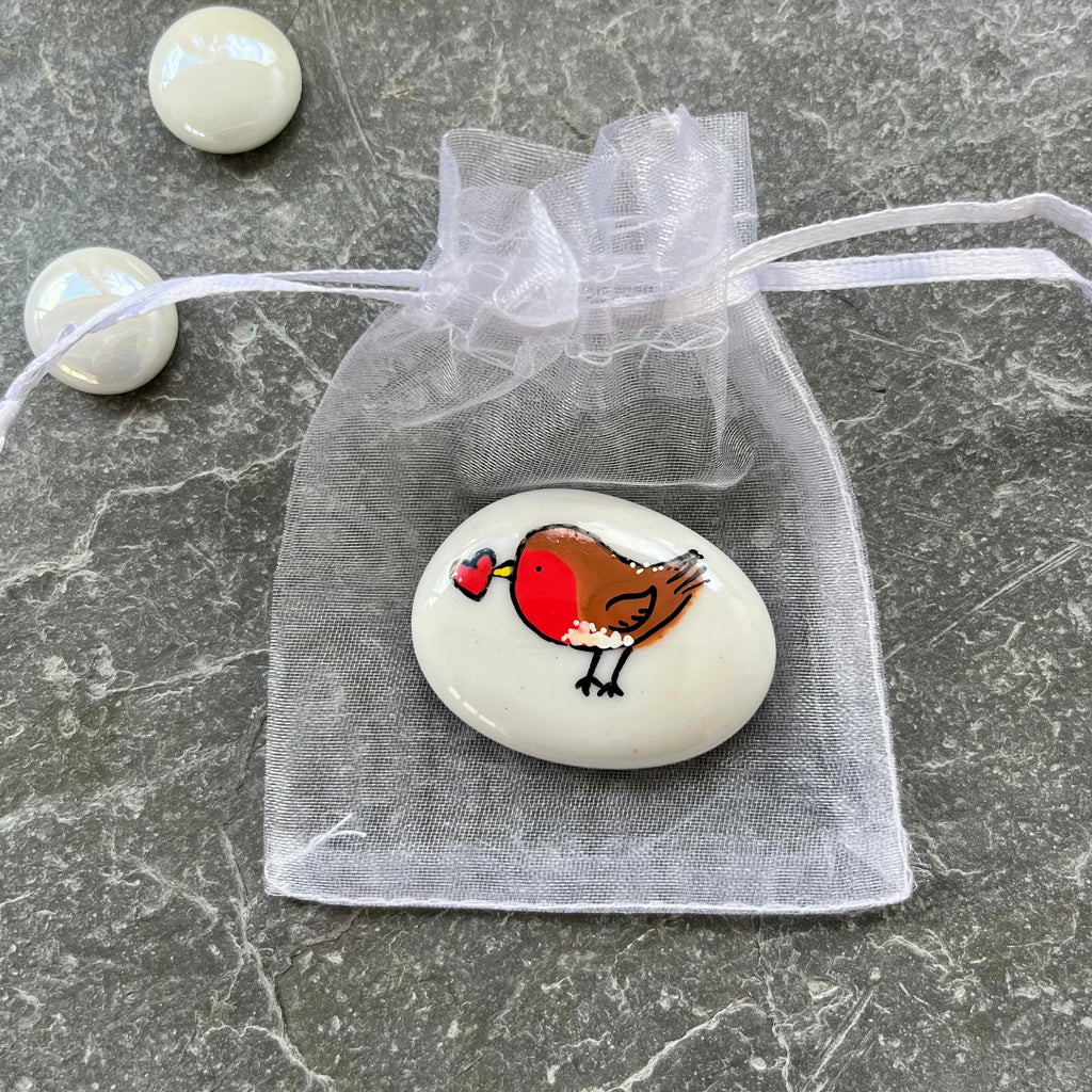Personalised Glass Stone Packs - Robin
