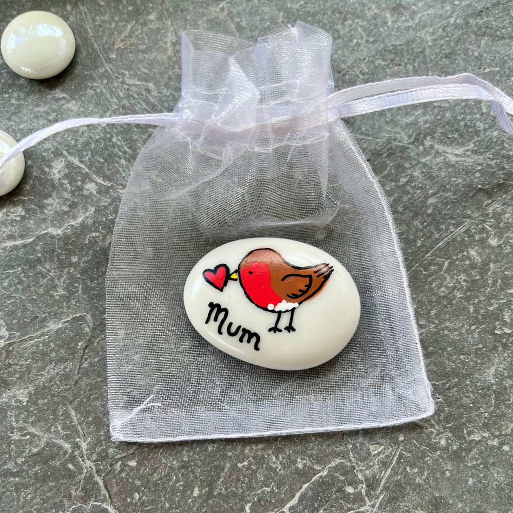 Personalised Glass Stone Packs - Robin