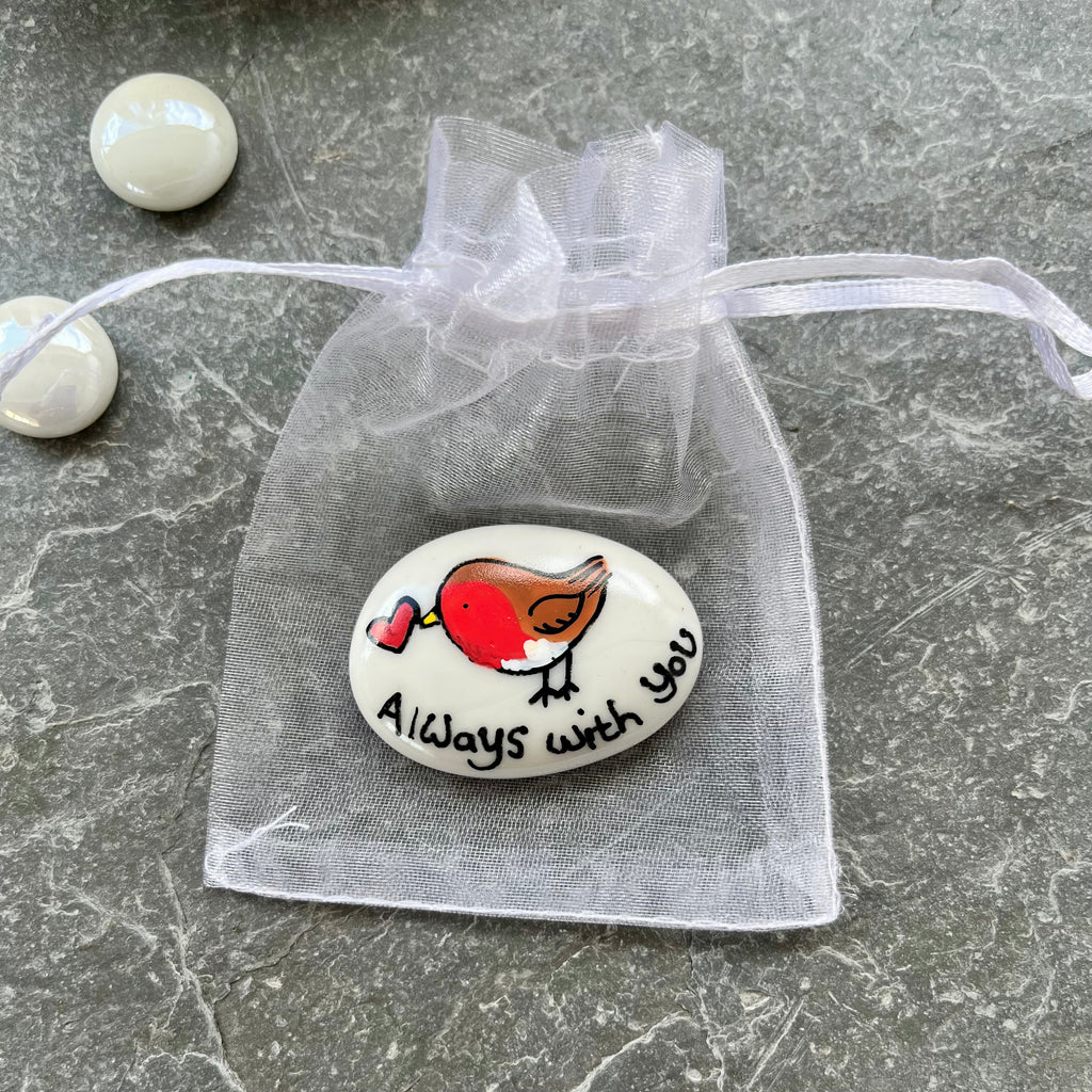Personalised Glass Stone Packs - Robin